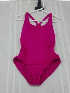 Athleta Small  Hot Pink One-Piece Swimsuit